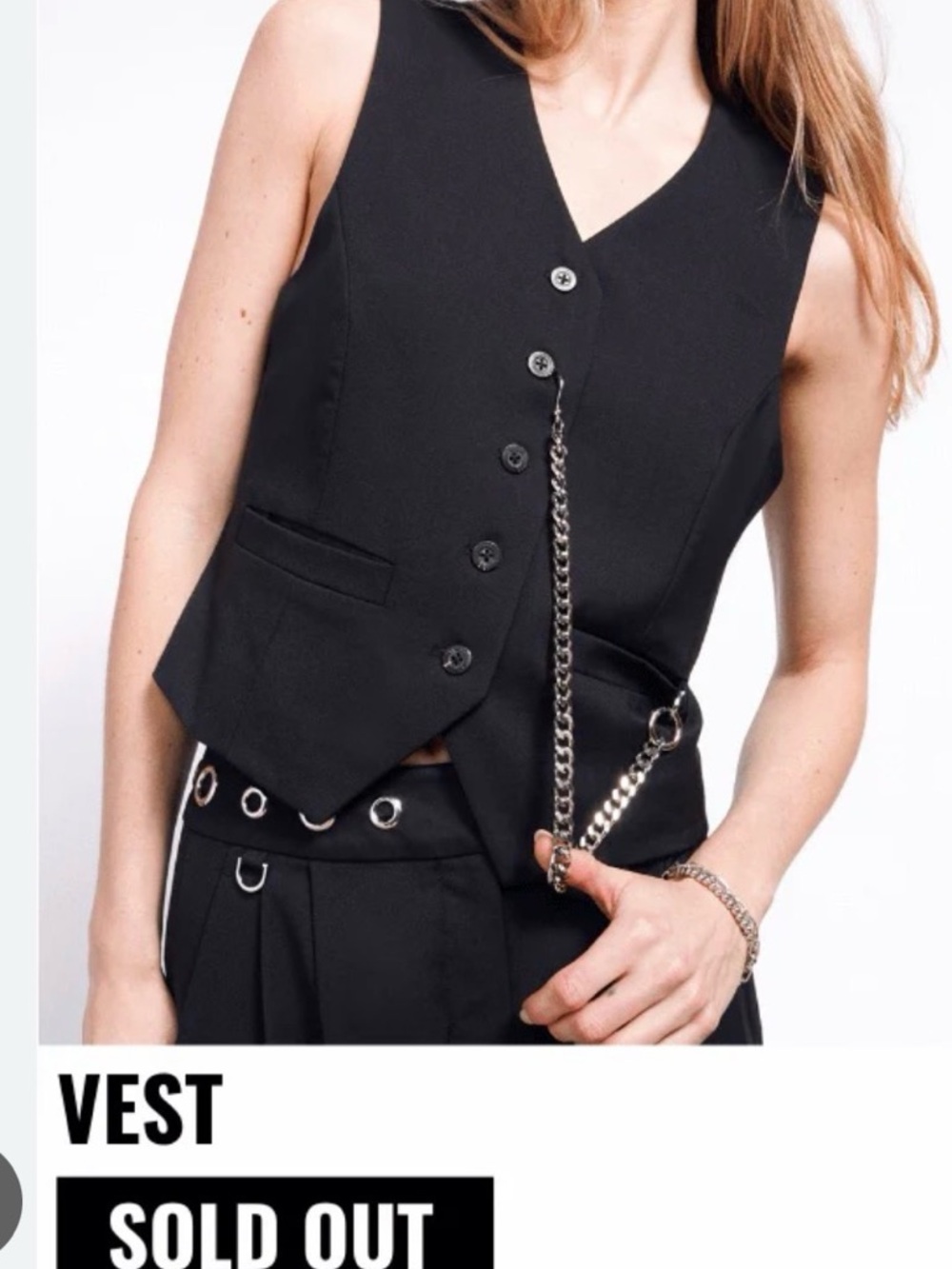 Debbie Harry x Wildfang Chain Vest